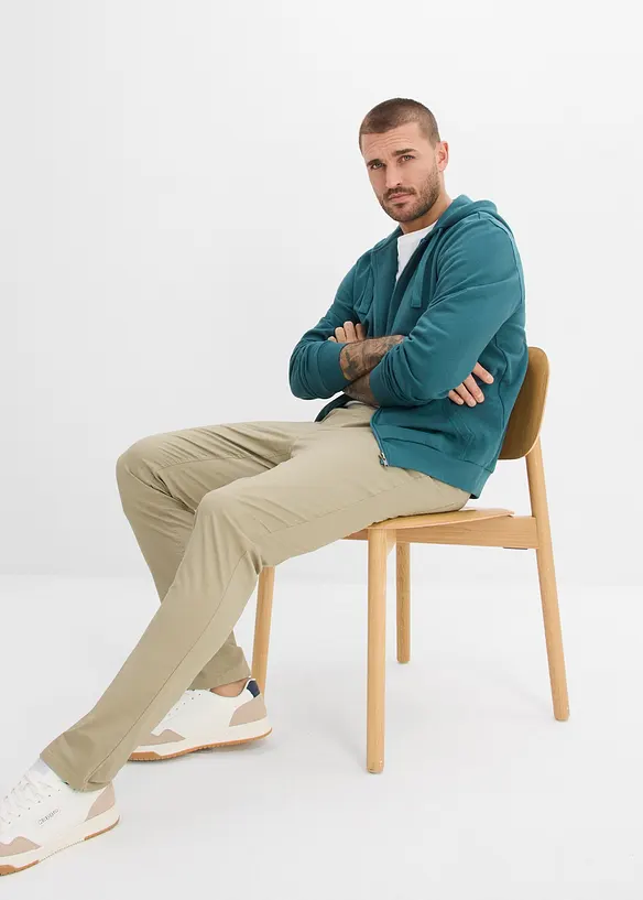 Dra p&aring;-byxa med stretch, Regular Fit  Straight (2-pack), bonprix