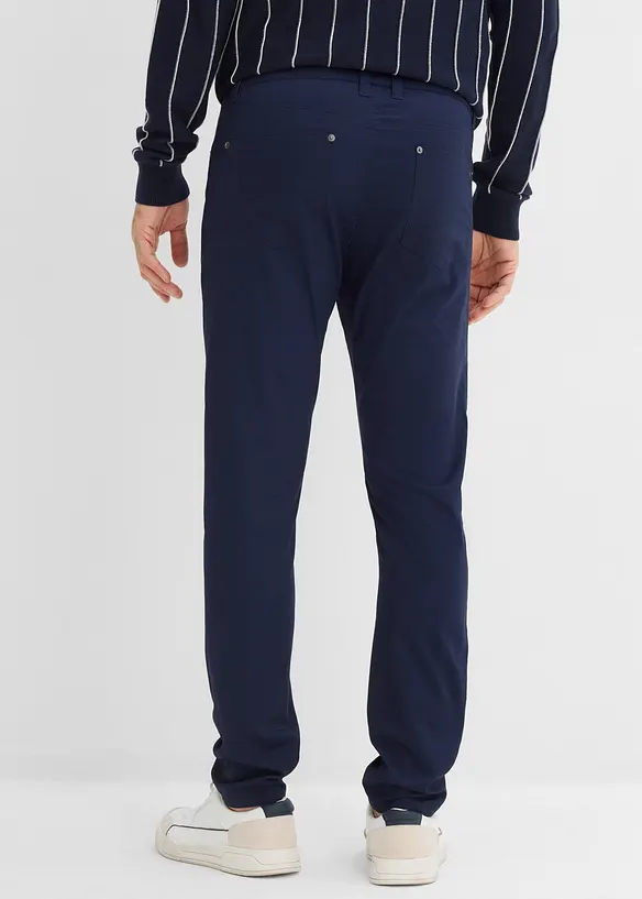 Stretchbyxa med bekv&auml;m midja, normal passform, avsmalnande ben, bonprix