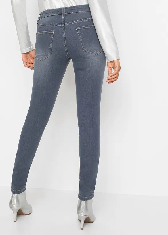 Skinny Jeans Low Waist, med stj&auml;rnor, bonprix