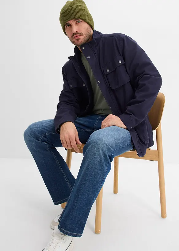 Jacka med p&aring;sydda fickor, bonprix