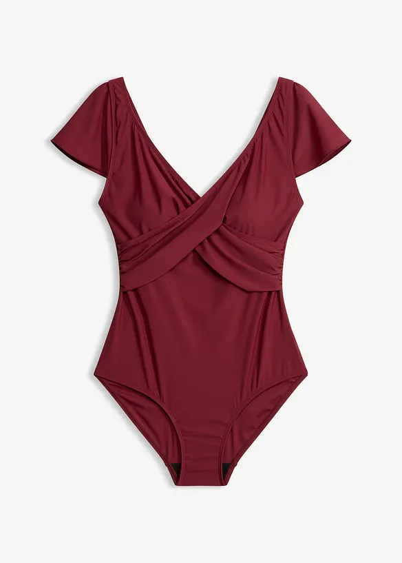 Baddr&auml;kt med l&auml;tt formande effekt och omlottstil, bonprix