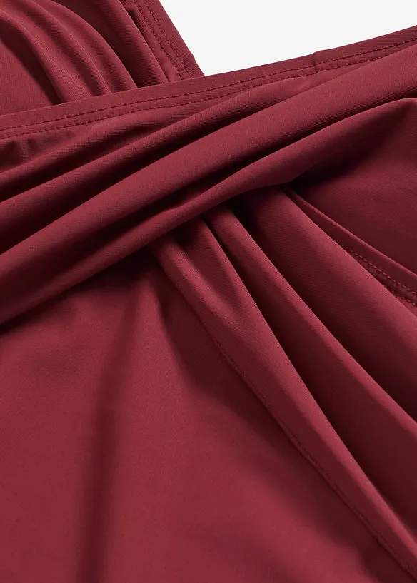 Baddr&auml;kt med l&auml;tt formande effekt och omlottstil, bonprix