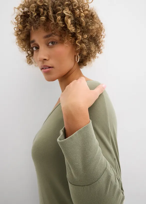 Oversizetopp av viskos med mjukt fall, bonprix