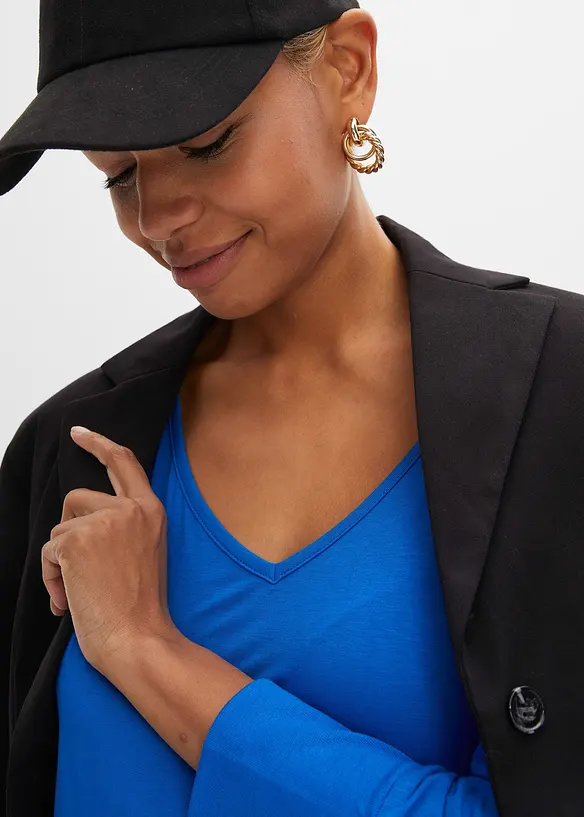 Oversizetopp av viskos med mjukt fall, bonprix