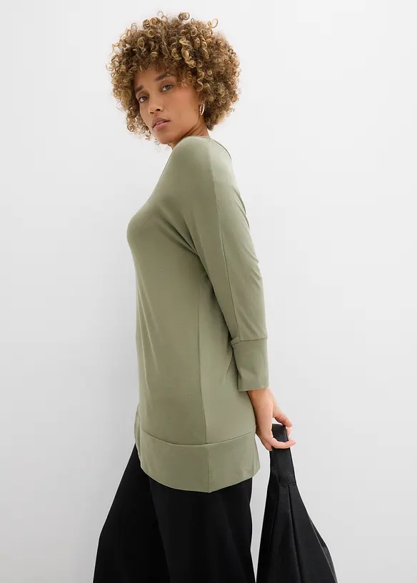 Oversizetopp av viskos med mjukt fall, bonprix