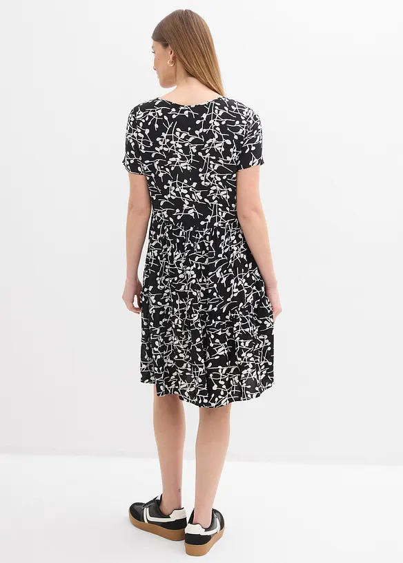 Minikl&auml;nning i f&ouml;ljsam viskos, bonprix