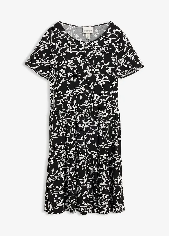 Minikl&auml;nning i f&ouml;ljsam viskos, bonprix