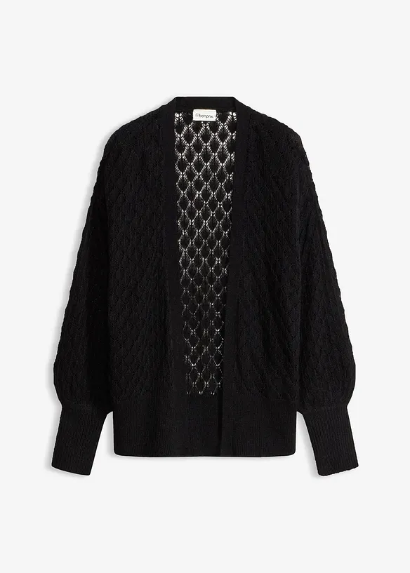 H&aring;lm&ouml;nstrad cardigan, bonprix