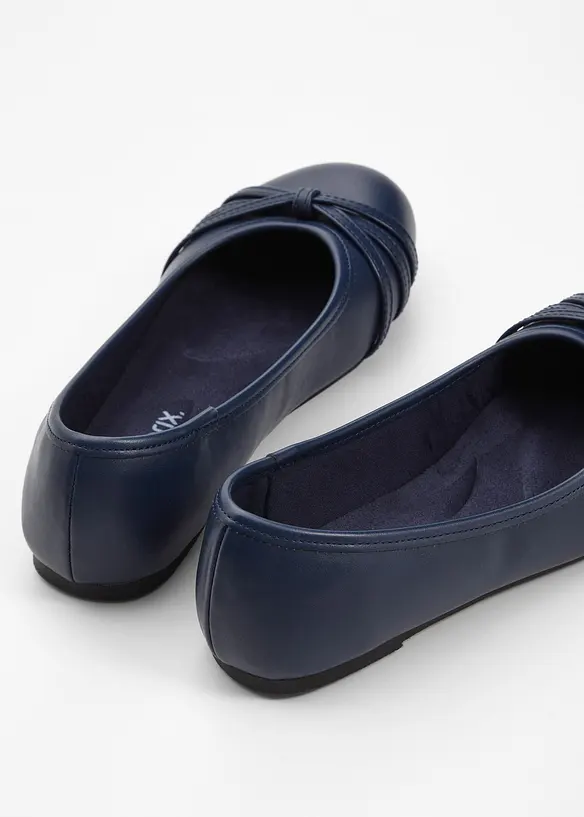 Sk&ouml;na ballerinaskor med bekv&auml;m vidd, bonprix