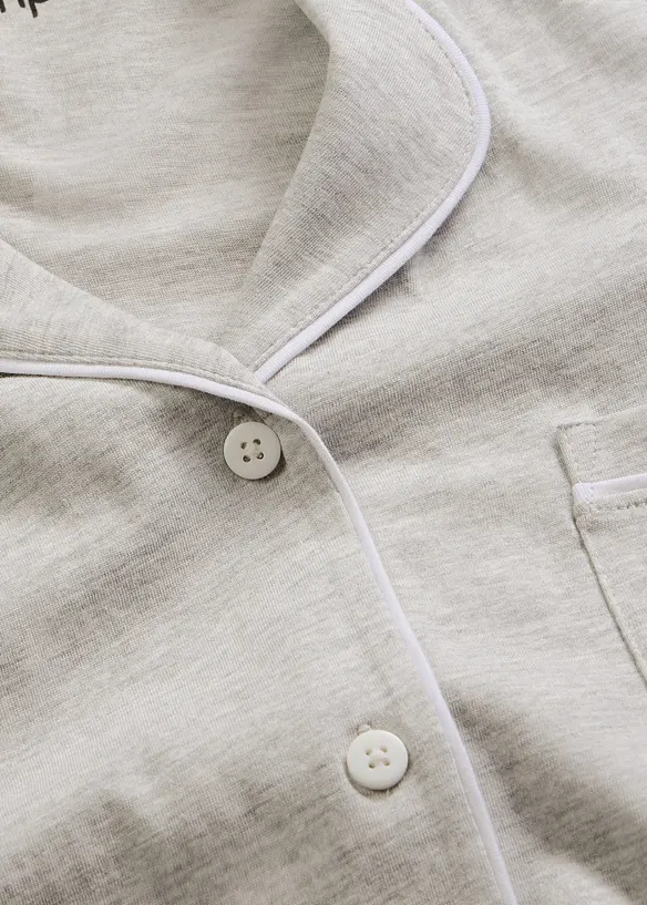 Kort nattlinne i ekologisk bomull, bonprix