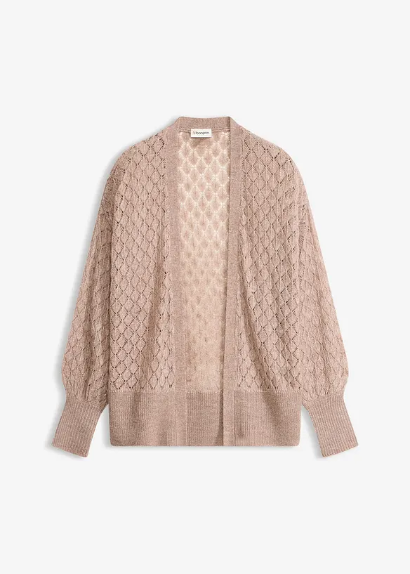 H&aring;lm&ouml;nstrad cardigan, bonprix