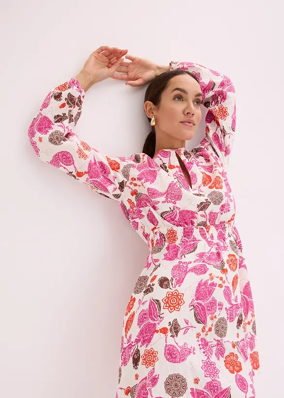 Minikl&auml;nning i muslin, bonprix