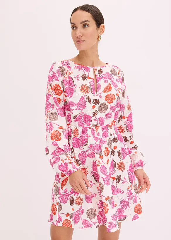 Minikl&auml;nning i muslin, bonprix