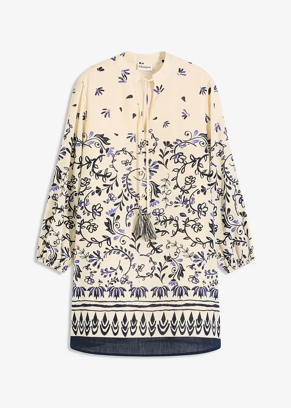 Kort kl&auml;nning i linnestil, bonprix