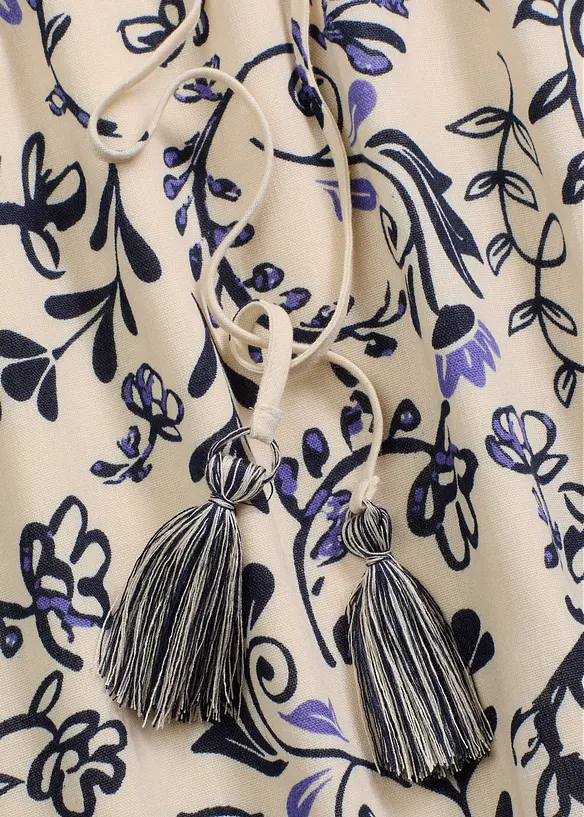 Kort kl&auml;nning i linnestil, bonprix