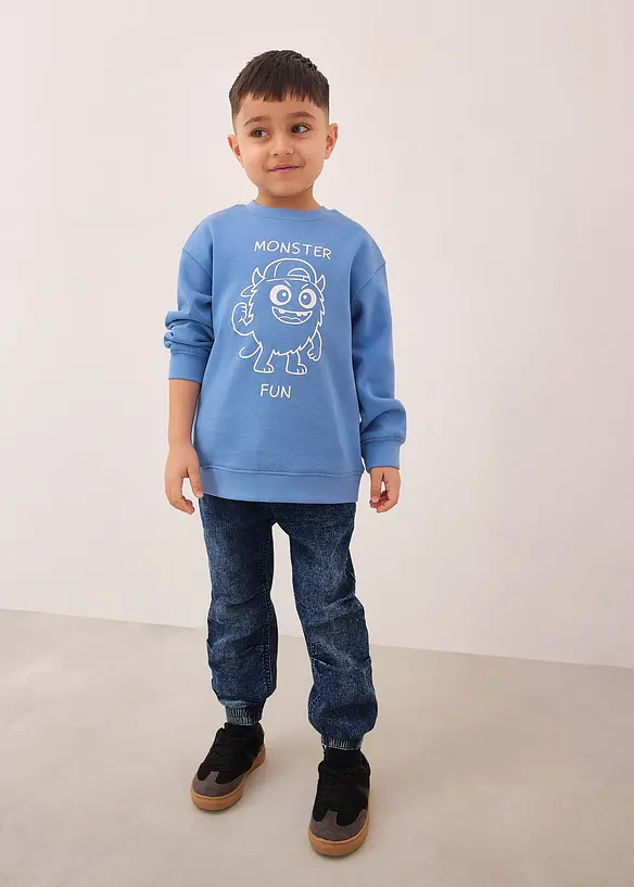 Sweatshirt av ekologisk bomull, bonprix