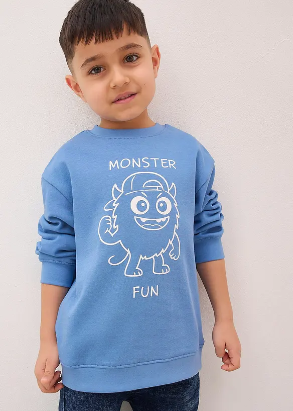 Sweatshirt av ekologisk bomull, bonprix