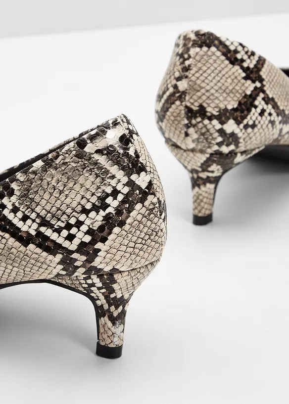 Pumps med leopardm&ouml;nster, bonprix