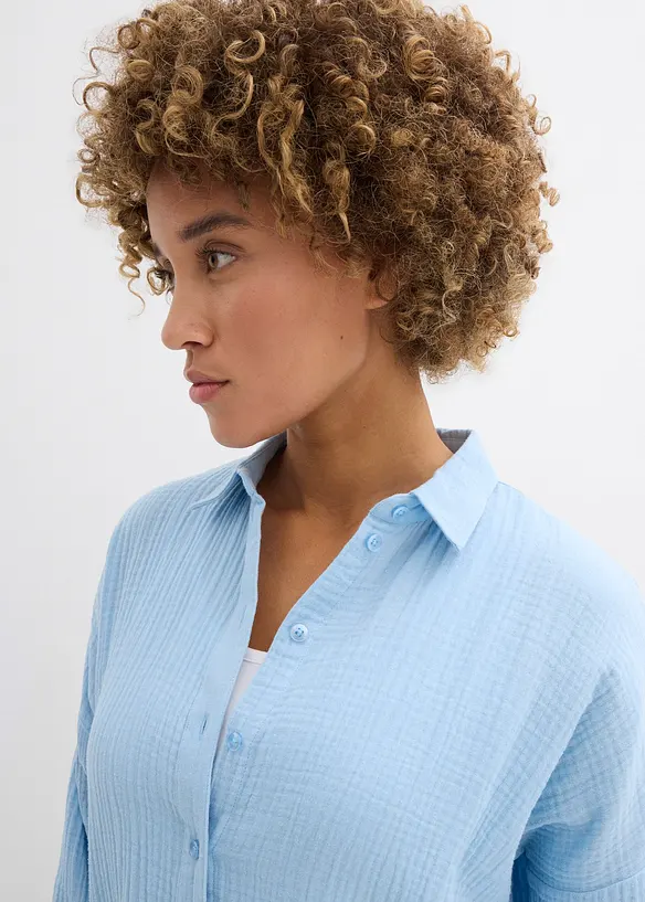 Skortblus av muslin, bonprix