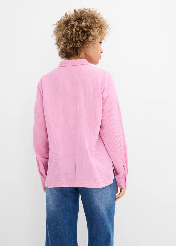 Skortblus av muslin, bonprix