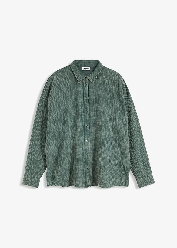 Skortblus av muslin, bonprix