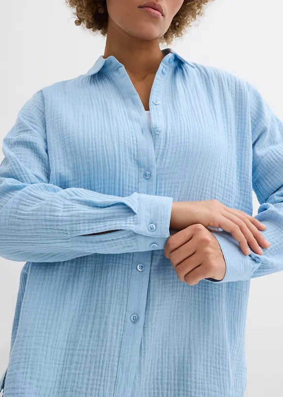 Skortblus av muslin, bonprix