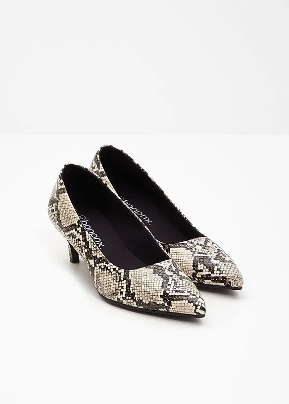 Pumps med leopardm&ouml;nster, bonprix