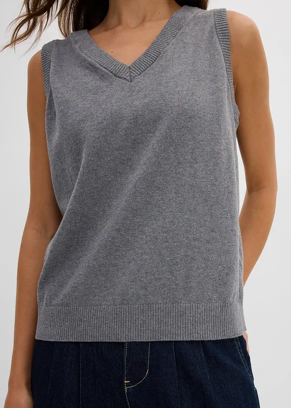 Slipover av ekologisk bomull, bonprix