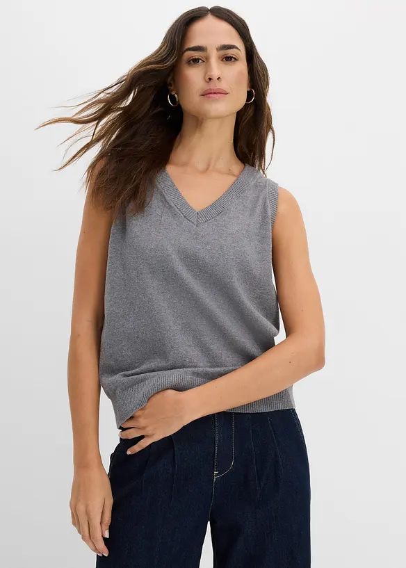 Slipover av ekologisk bomull, bonprix