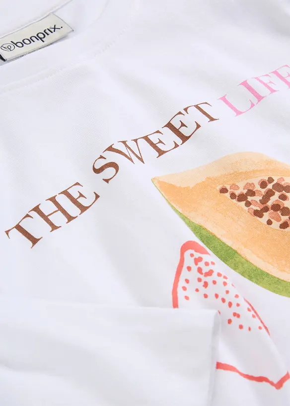 T-shirt i ekologisk bomull, bonprix