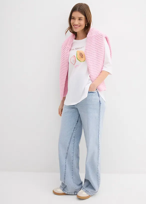 T-shirt i ekologisk bomull, bonprix