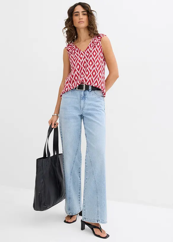 Linne av viskos med vackert fall, bonprix