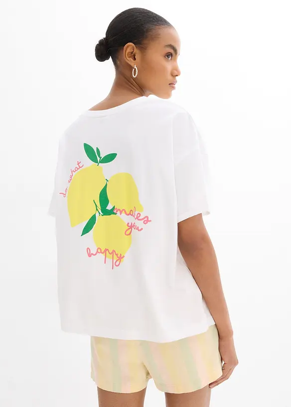 Oversizetopp av ekologisk bomull, bonprix