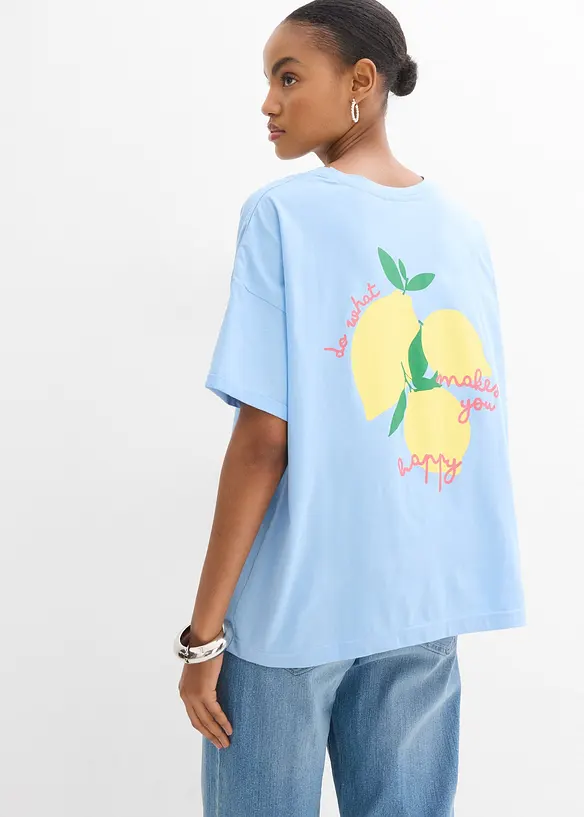 Oversizetopp av ekologisk bomull, bonprix