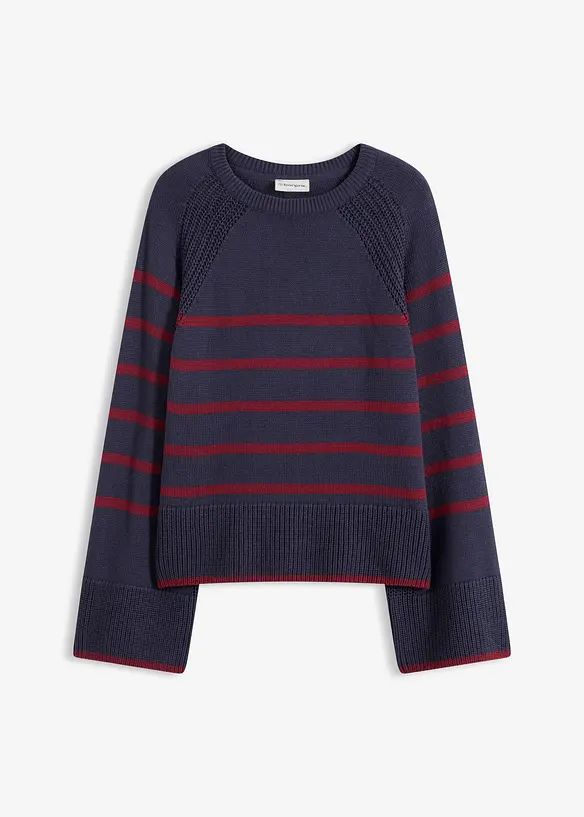 Tr&ouml;ja med kontrasterande r&auml;nder, bonprix