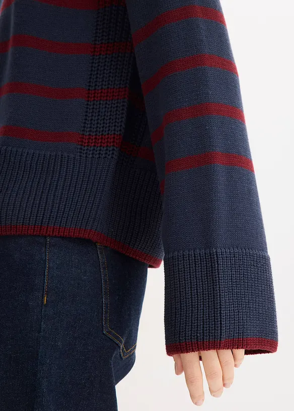 Tr&ouml;ja med kontrasterande r&auml;nder, bonprix