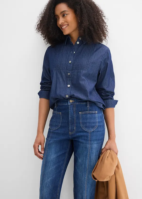 Mom Jeans High Waist, cropped, bonprix