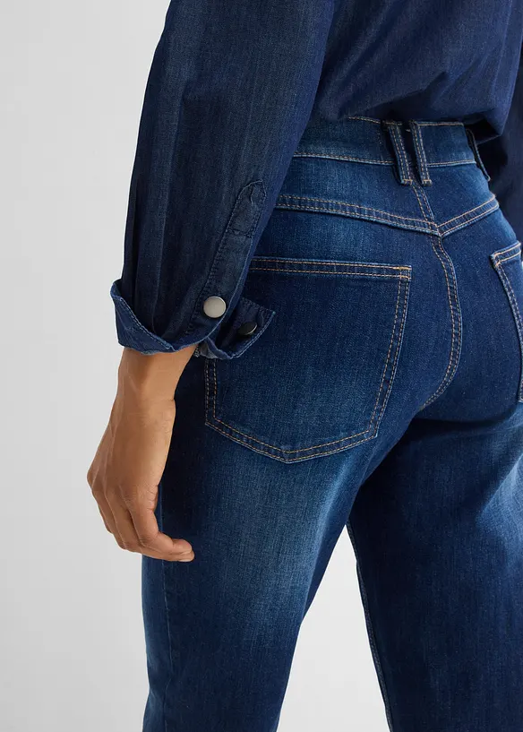 Mom Jeans High Waist, cropped, bonprix