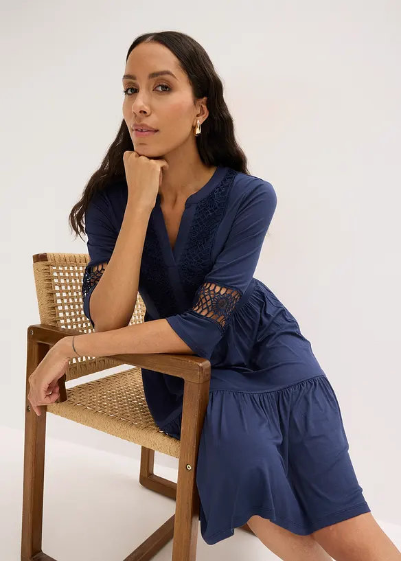 Tunikakl&auml;nning i mjuk viskos, bonprix