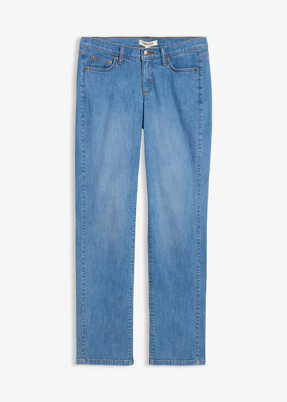 Straight jeans Mid Waist, Stretch, bonprix