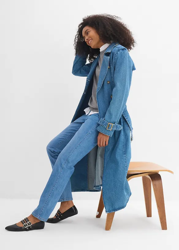 Straight jeans Mid Waist, Stretch, bonprix