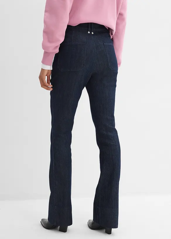 Bootcut-jeans med High Waist, bonprix