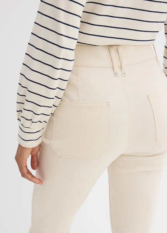 Bootcut-jeans med High Waist, bonprix