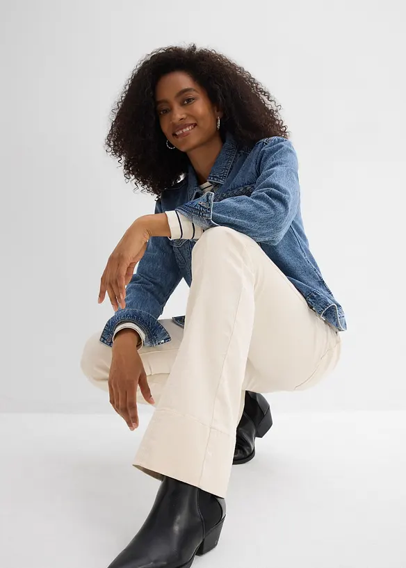 Bootcut-jeans med High Waist, bonprix