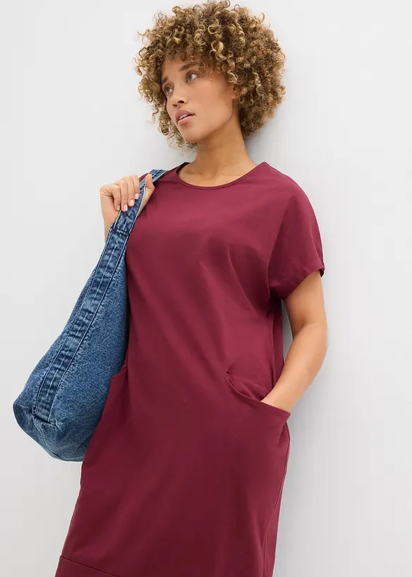 Jerseykl&auml;nning med fickor, bonprix