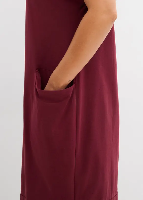 Jerseykl&auml;nning med fickor, bonprix