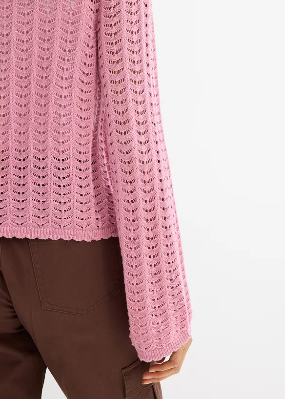 H&aring;lm&ouml;nstrad cardigan, bonprix