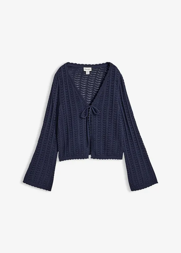 H&aring;lm&ouml;nstrad cardigan, bonprix