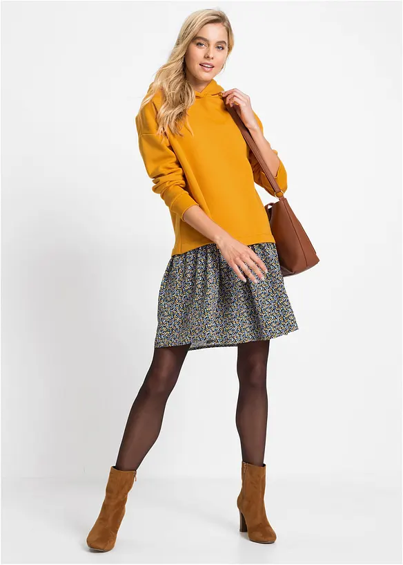 Trik&aring;kl&auml;nning med 2-i-1-look, bonprix