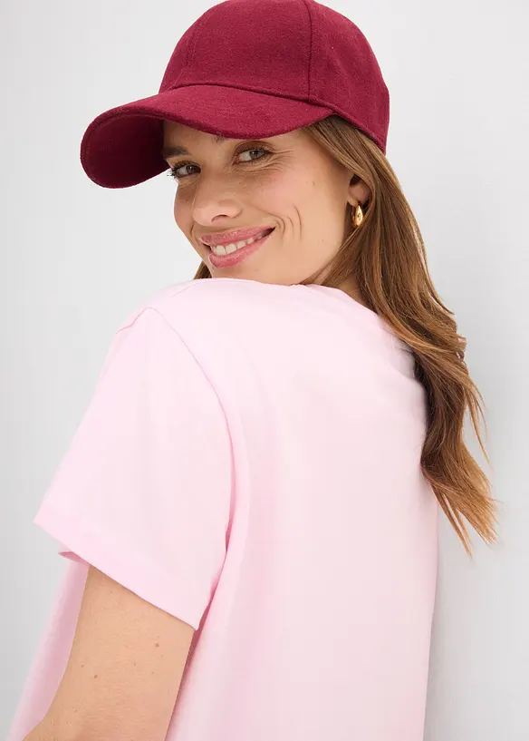 T-shirt i ren ekologisk bomull med tryck, bonprix